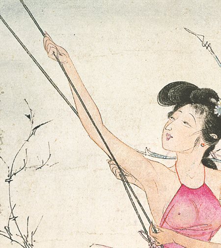 吉县-胡也佛的仕女画和最知名的金瓶梅秘戏图
